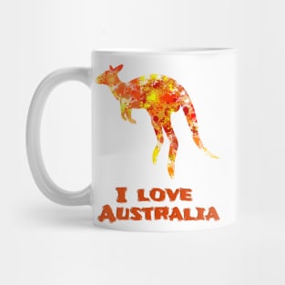 I Love Australia Mug